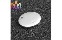 China 18mm Diameter Round Disc Charm With Diamond supplier