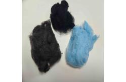 China Nontoxic Blue Polyester Synthetic Fiber Flame Retardant 76mm PP Staple Fiber supplier
