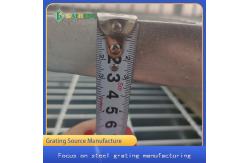 China Antiskid Silver White Galvanised Metal Grid bar grating For Refinery supplier
