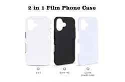 China Vacuum Press Coating 3d Sublimation Mobile Cover 2 Layers Cell Phone Cover supplier