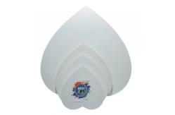 China Heart Shaped Stretched Canvas Board Pre Primed Blank Stretched Canvases For Painting supplier