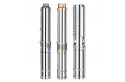 China 3.8'' Solar Deep Submersible Water Pump With MPPT Controller DC 24V supplier