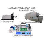 LED SMT Production Line CHMT36 Chip Mounter , Stencil Printer , Reflow Oven T960 , For Small Factory for sale