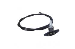 China Control Cable Assembly With Twist Locking Handle 96 Long Black supplier