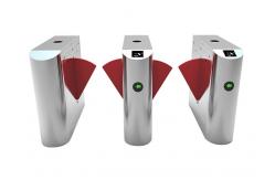 China Face Recognition BLDC Motor Flap Barrier Gate Access Control RS232 supplier