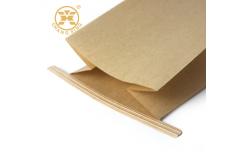 China PEO BOPP Standing Zipper Bakery Bread Packaging Paper Bag With Clear Window supplier