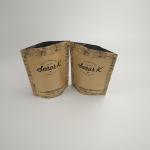 Stand Up  Mylar Packaging Coffee Bag Brown Kraft Paper Manufacturers 12oz Coffee Bags With Valve for sale