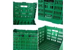 China New Design collapsible plastic moving Folding crate for sale supplier