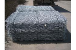 China Grey Gabion Wire Mesh PVC Coated Gabion Wall Fence 100*120mm supplier