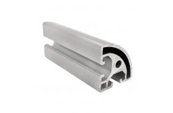 China 30x30mm Half Round C Aluminium Industrial Profile M8 Section supplier