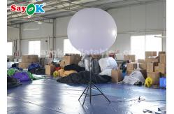 China Durable 1.5m Giant Inflatable Balloon White Polyester For  Exhibitions supplier