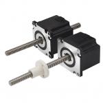 1000N Force 2 Phase Nema 23 6 Wire Stepper Motor Non Captive Hybrid Linear Acuators for sale