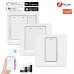 RF433Mhz Tuya Push Button 240V Zigbee Smart Switch Multi User Sharing