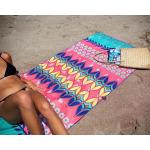 Rpet Recycled Large Printed Microfibre Suede Sand Free Quick Dry Microfiber Custom Beach Towel for sale