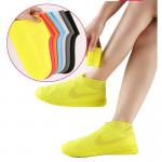 Reusable Shoe Protectors Waterproof Anti Slip Rain Silicone Shoes Covers for sale