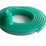 Red Roll Screen Printing Squeegee 60 - 75A Smooth Surface With 9mm Thickness for sale