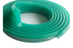 China Red Roll Screen Printing Squeegee 60 - 75A Smooth Surface With 9mm Thickness supplier