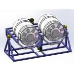 Electric Rock And Roll Rotomoulding Machines / Rotary Molding Machine