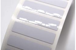 China 25mmx6mm High Temperature Adhesive Labels 1.5mil White Gloss Polyimide Label supplier
