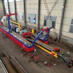 Hydraulic Cutter Suction Dredging Mud Boat With Diesel Engine