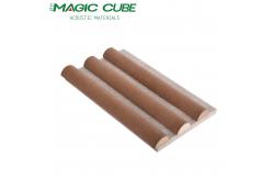 China Elegant Wooden Slat Panels With Luxurious Suede Finish For Noise Reduction supplier