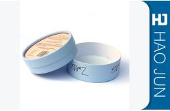 China Recyclable Cosmetic Paper Boxes With Lids , Small Round Tubes For Brusher supplier