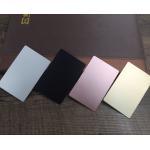 Colored  Metal Business Cards Printing , Square Custom Aluminum Business Card for sale