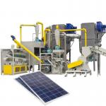 PV Panels Deframing Machine High Seperation Ratio Solution for Solar Panel Recycling for sale