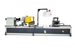China Two Heads 7.5kw Paper Pipe Machine Double Sides Glue Digital Control supplier