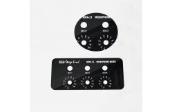 China Weather Resistant Acrylic Switch Panel Black With 3M Adhesivie supplier