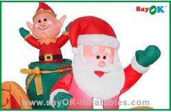China Inflatable Christmas Decoration For Advertisement Large Santa Claus supplier