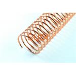 Copper Metal Spiral Binding Coils , 2mm Single Book Binding Wire