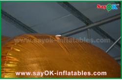 China Outside Promotion Oxford Cloth Inflatable Model Gold Bull for Advertising supplier