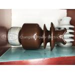 ODM Brown Glazed Porcelain Pin Post Insulator With Hardware