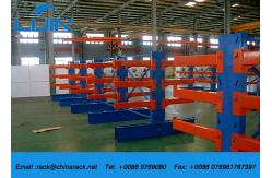 China Adjustable Cantilever Racking Systems , Cantilever Steel Rack Loading 2500kg / Arm supplier