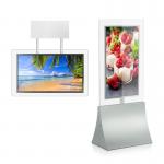 Hanging High Brightness LCD Display Dual Screens With 700nits 65 4K Touching