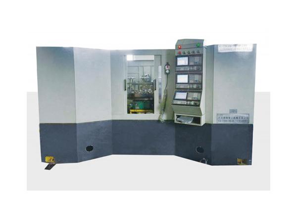 Six Station Butterfly Valve Processing Machine Drilling Reaming And Expanding