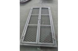 China Single & Double Opening Wire Mesh Fence Door 8 mm Thickness supplier