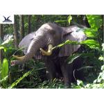 Life Size Animatronic Elephant Garden Ornaments Zoo Park Decorative Statues for sale