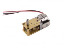 China 2 Phase 15mm Micro Precision Geared Stepper Motor With Worm Gearbox supplier