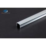 T5 Aluminium U Profile Channel 0.8-1.2mm Thickness Anodised Polished