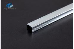 China T5 Aluminium U Profile Channel 0.8-1.2mm Thickness Anodised Polished supplier