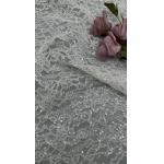 100% Polyester Embroidery Lusiate Sequin Lace Fabric Leafy Luxury Occasion Evening Fabric for sale