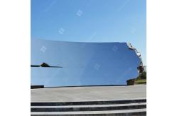 China Custom Outdoor Large Chrome Sculpture , H7.5m Metal Rock Sculpture supplier