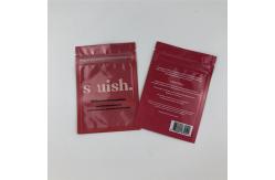 China 120mic MOPP Gravure Mylar Zipper Bag 0.7c Al With Clear Front Window supplier