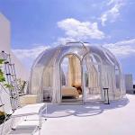 Modern Resort Bubble Dome Tent Luxury High Sound Insulation With LED Light for sale
