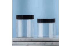 China 500ml Recycled Clear Plastic Cosmetic Jar For Body Scrub supplier