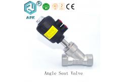 China 2 Way 2 Position Pneumatic Angle Seat Valve , Pneumatic Manual Control Valve supplier