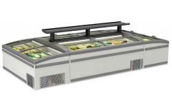China Static Cooling Sliding Door Deep Freezer Sliding Door Chest Freezer supplier