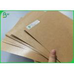 Polyethylene Coated 300G 350G Unbleached Brown Packaging Cardboard Sheet for sale